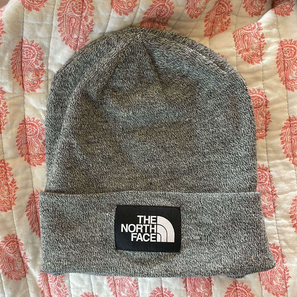 North Face Gray Beanie